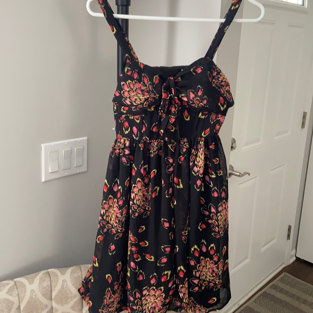 Candies black with flowers Dress